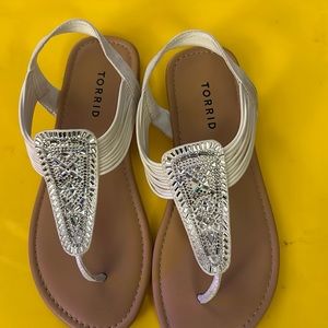 Torrid white sandals